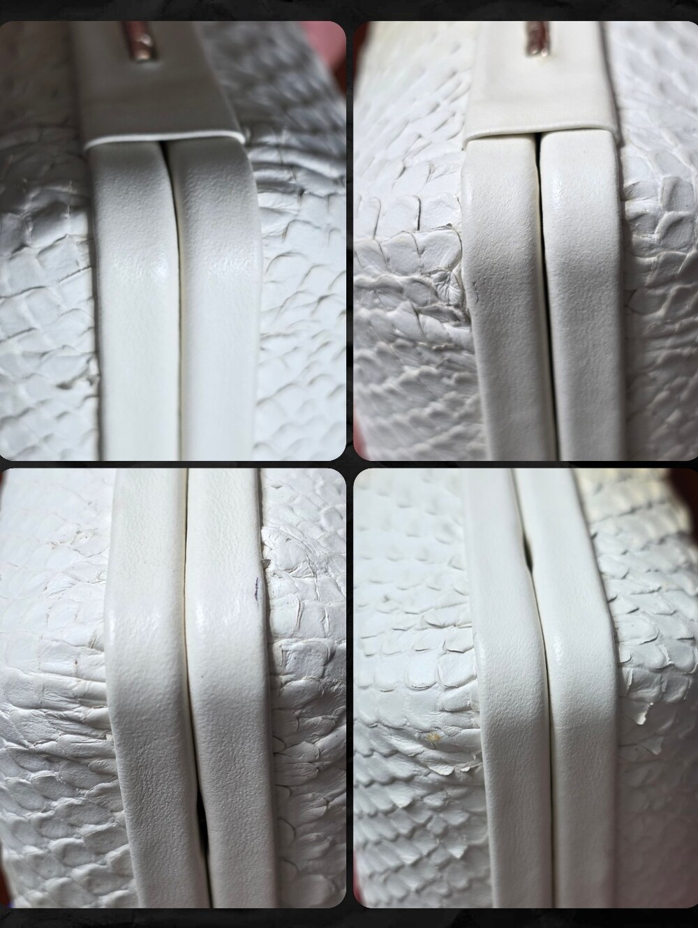 Coach 51550 Madison Pinnacle Minaudiere Ivory Python Embossed Leather Clutch - Picture 8 of 16